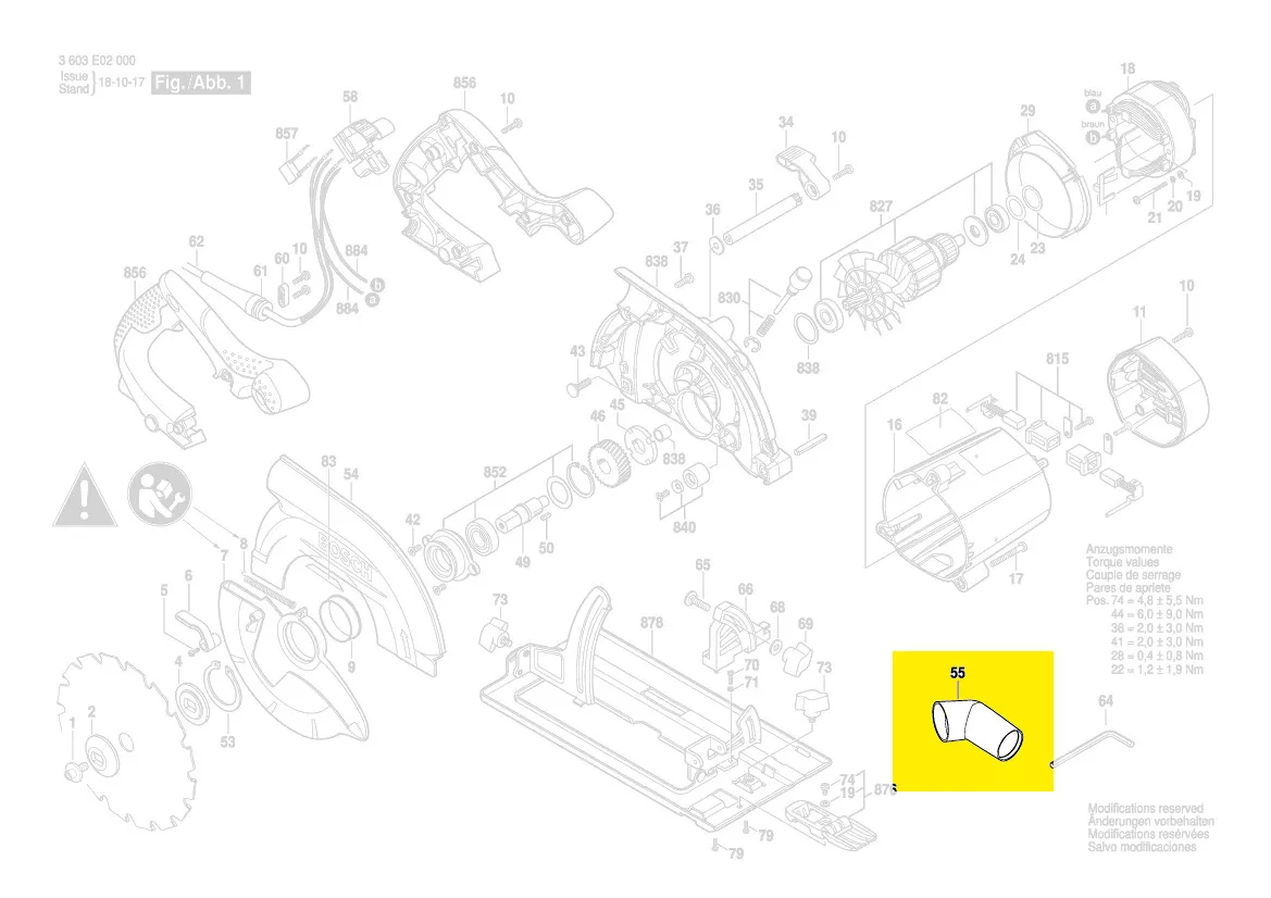 Adaptateur pour aspiration réf. 1 609 203 X86 Bosch